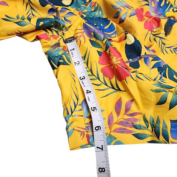 US Surf Club Parrot Tropical Swim Trunks - Men - Size Medium - NWT - Picture 7 of 7